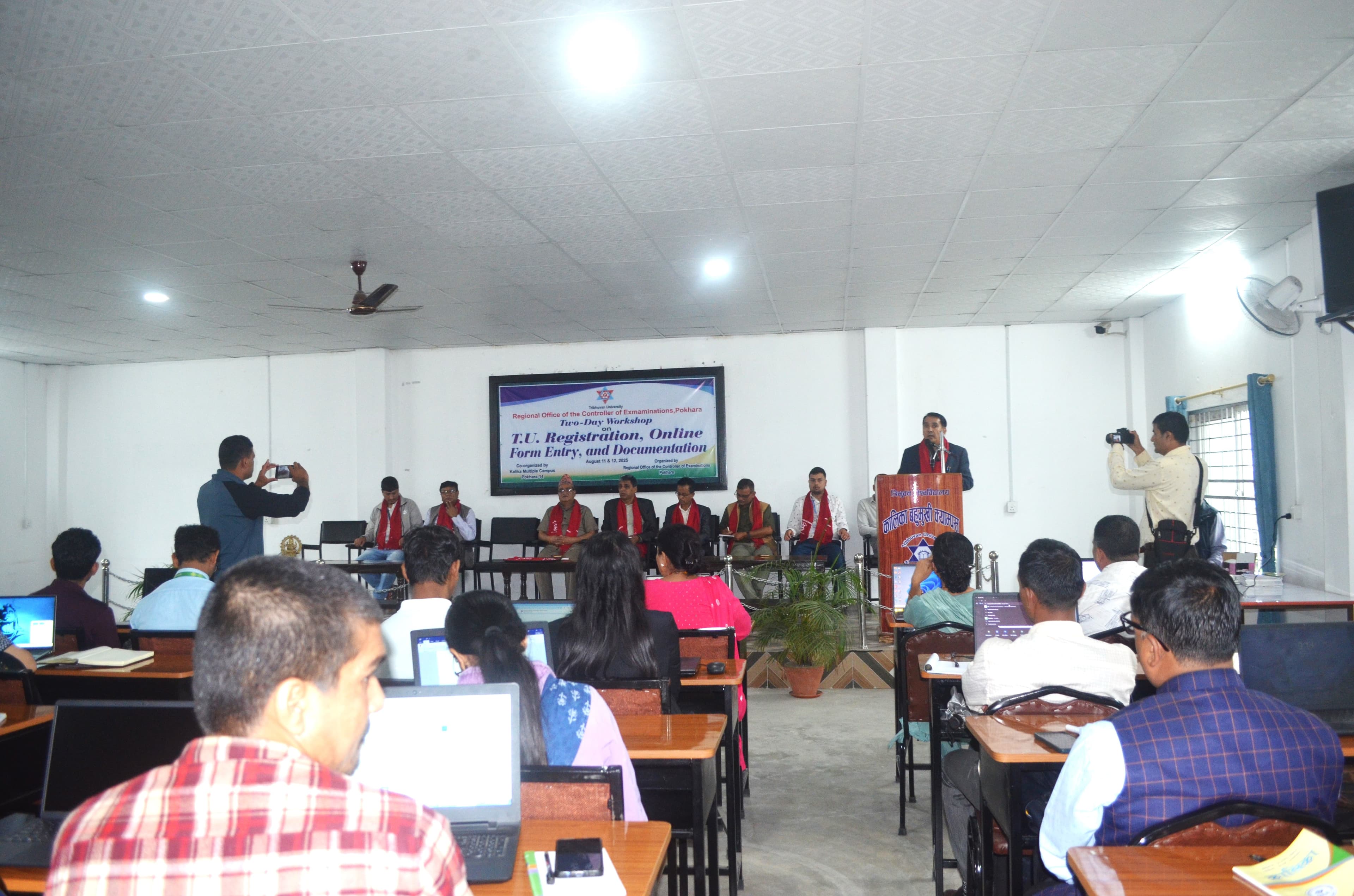 Two day Workshop on "TU Registration, Online Form Entry and Documents